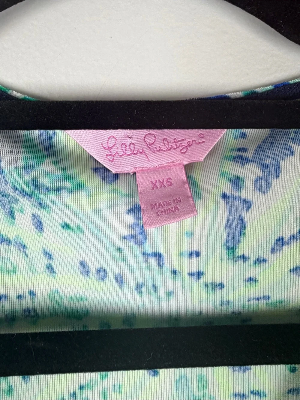 Lilly Pulitzer Viviana Romper Green Navy Blue Armadilly Tropical Velour XXS